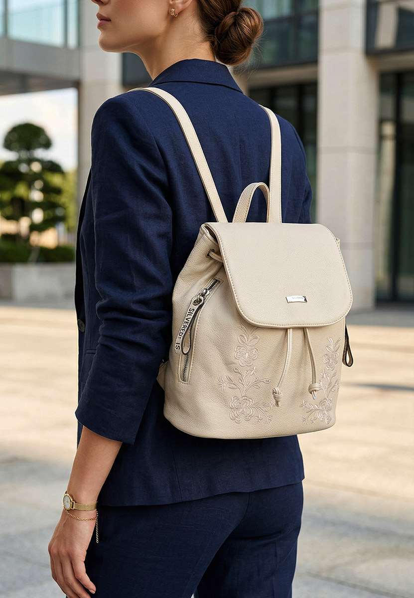 Zaino da donna Silvia Rosa 5700 beige