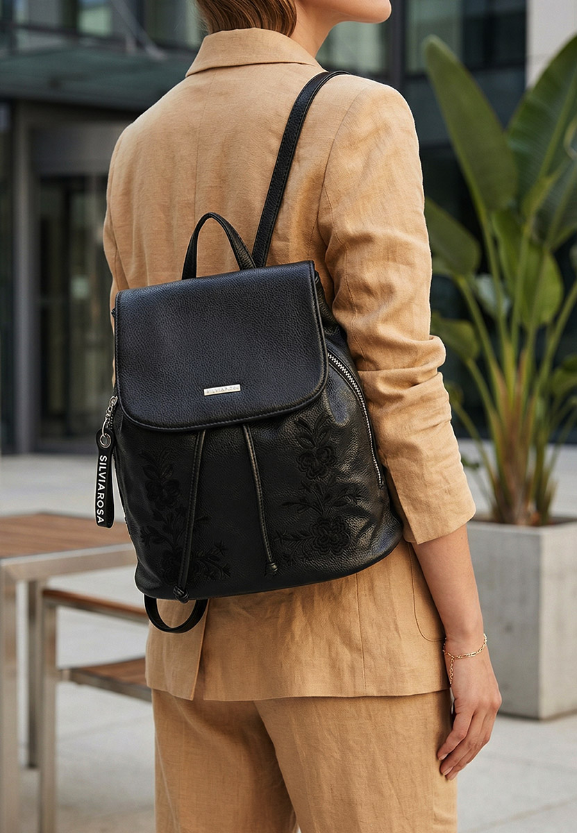 Zaino da donna Silvia Rosa 5700 nero