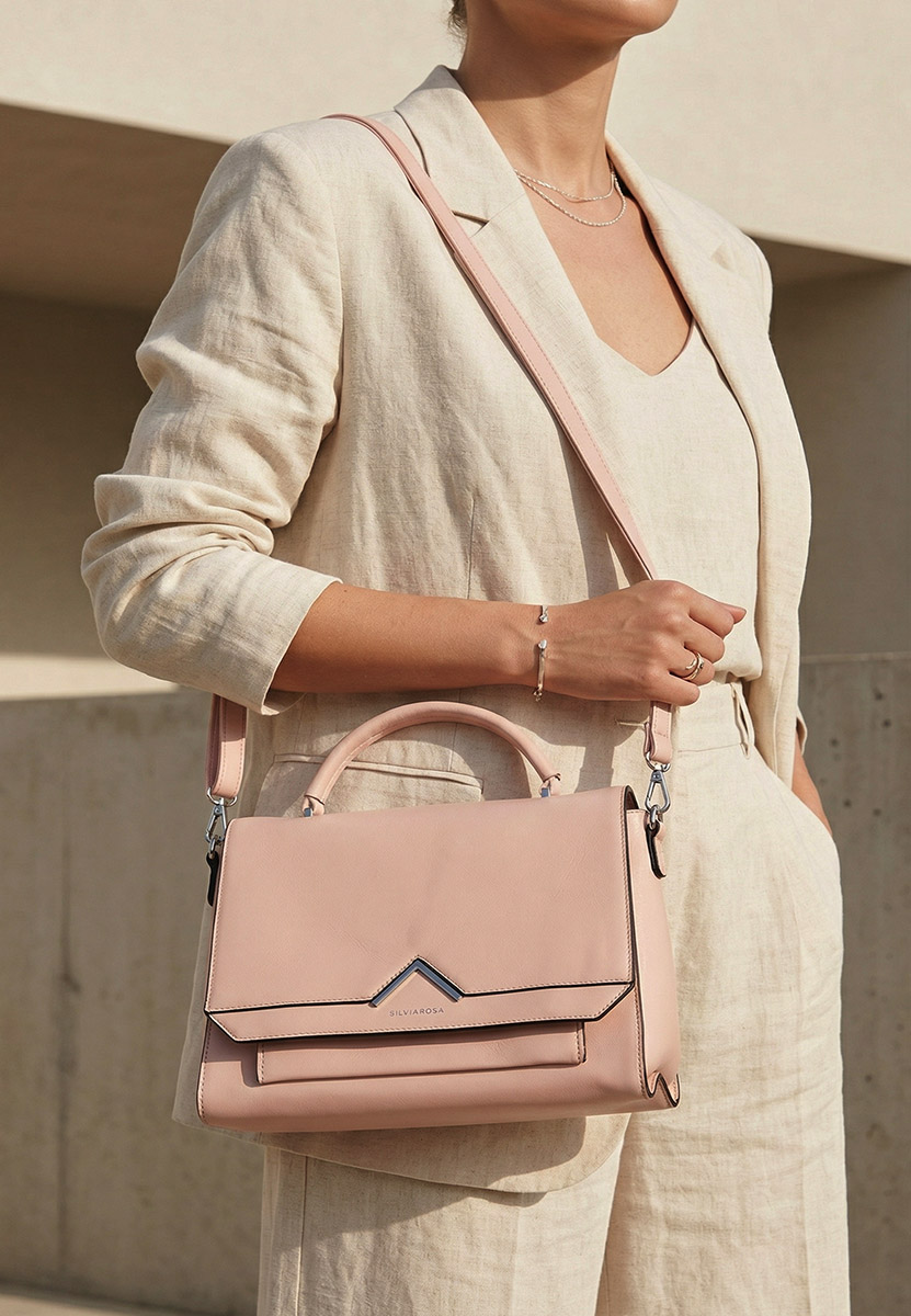 Borsa a spalla Silvia Rosa 5963 rosa