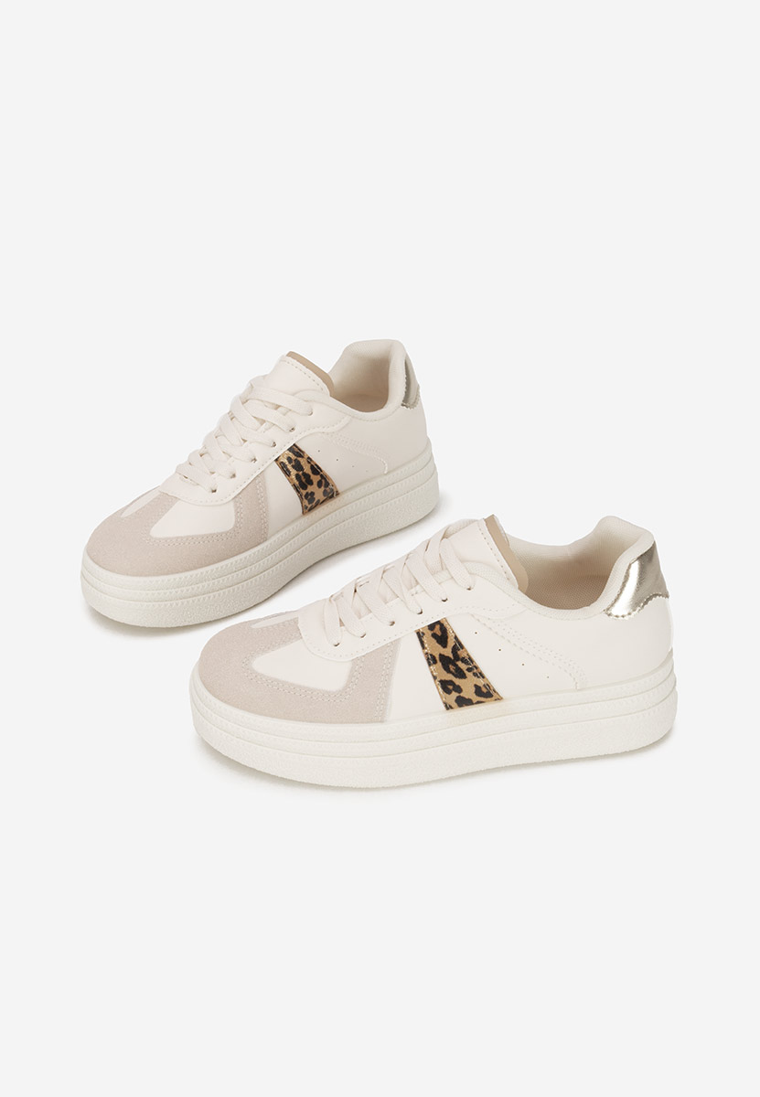 Sneakers con plateau Serinia leopardi