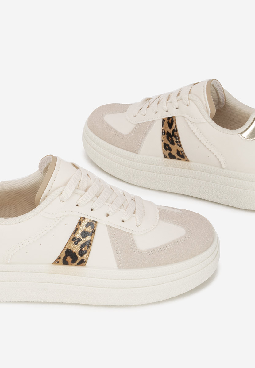 Sneakers con plateau Serinia leopardi