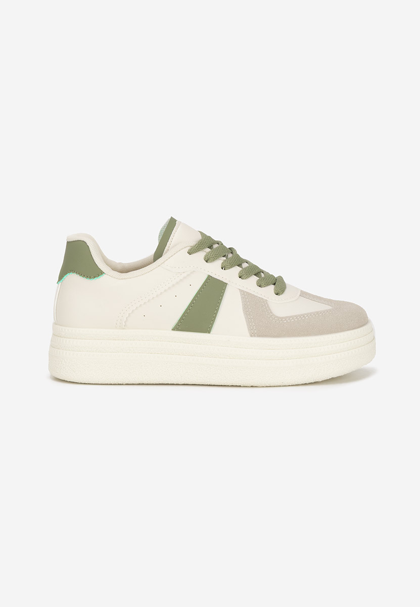 Sneakers con plateau Serinia V2 bianchi