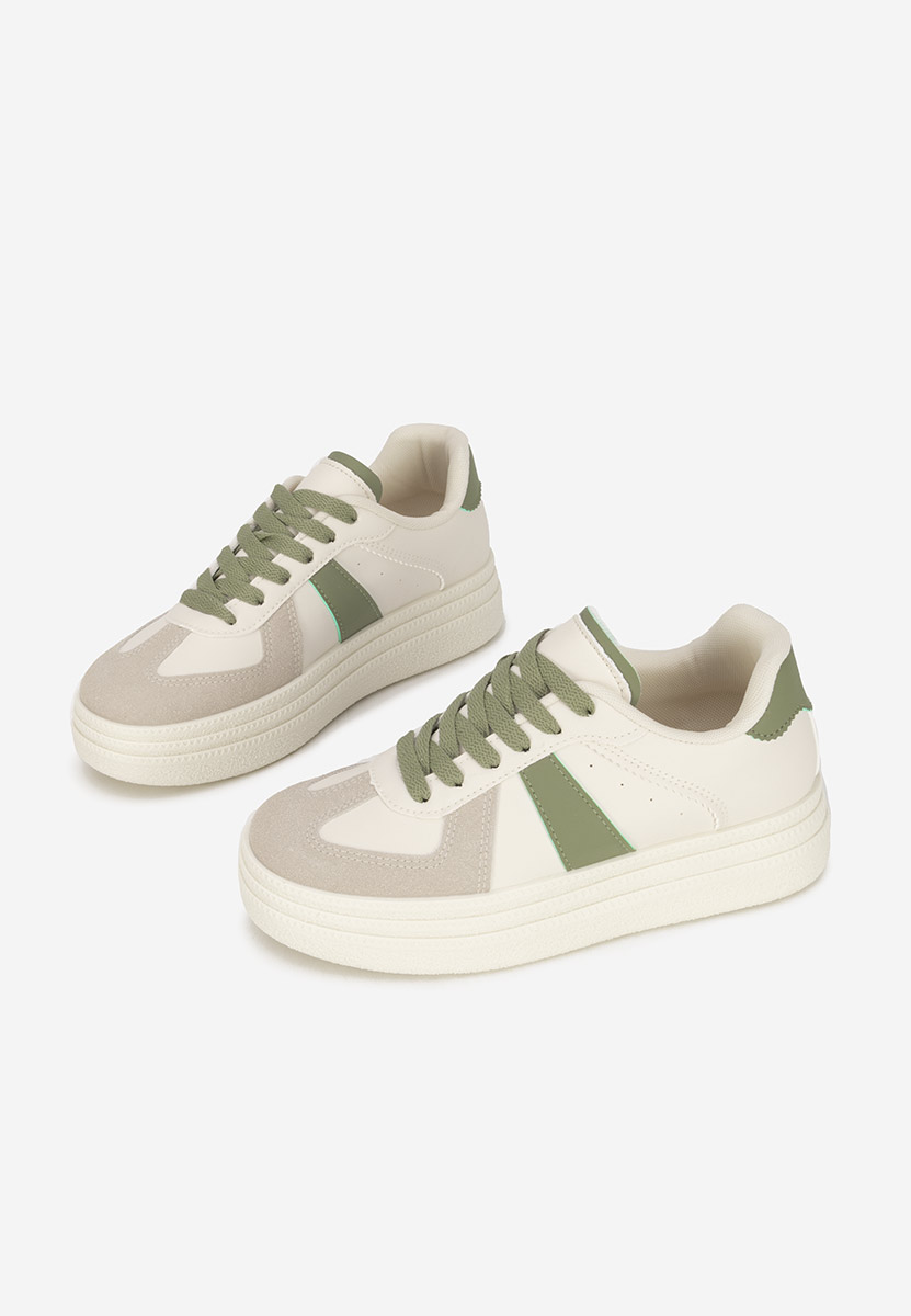 Sneakers con plateau Serinia V2 bianchi