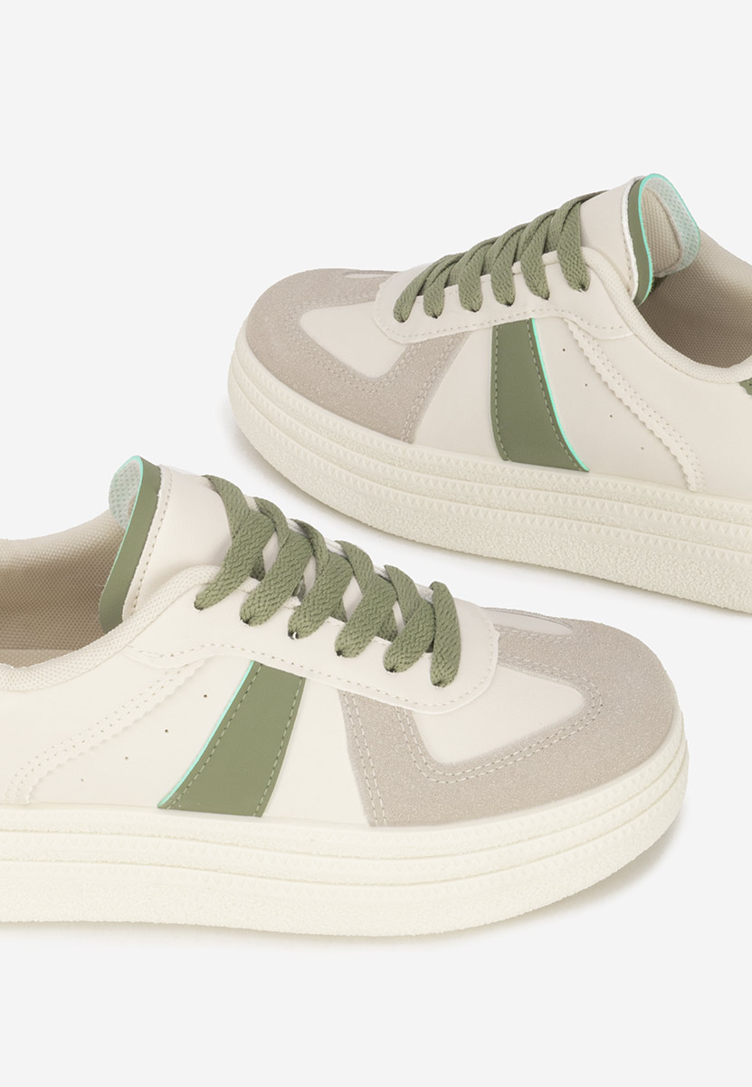 Sneakers con plateau Serinia V2 bianchi