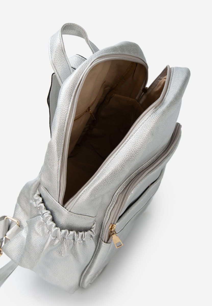 Zaino da donna Zimia argento