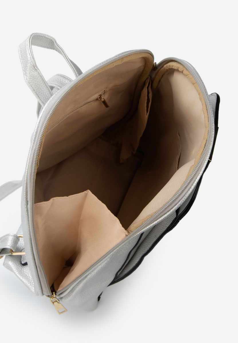 Zaino da donna Anyella argento