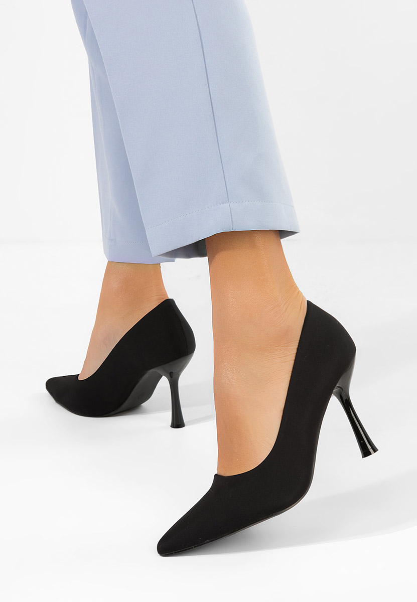 Décolleté tacco a spillo Anuria nero