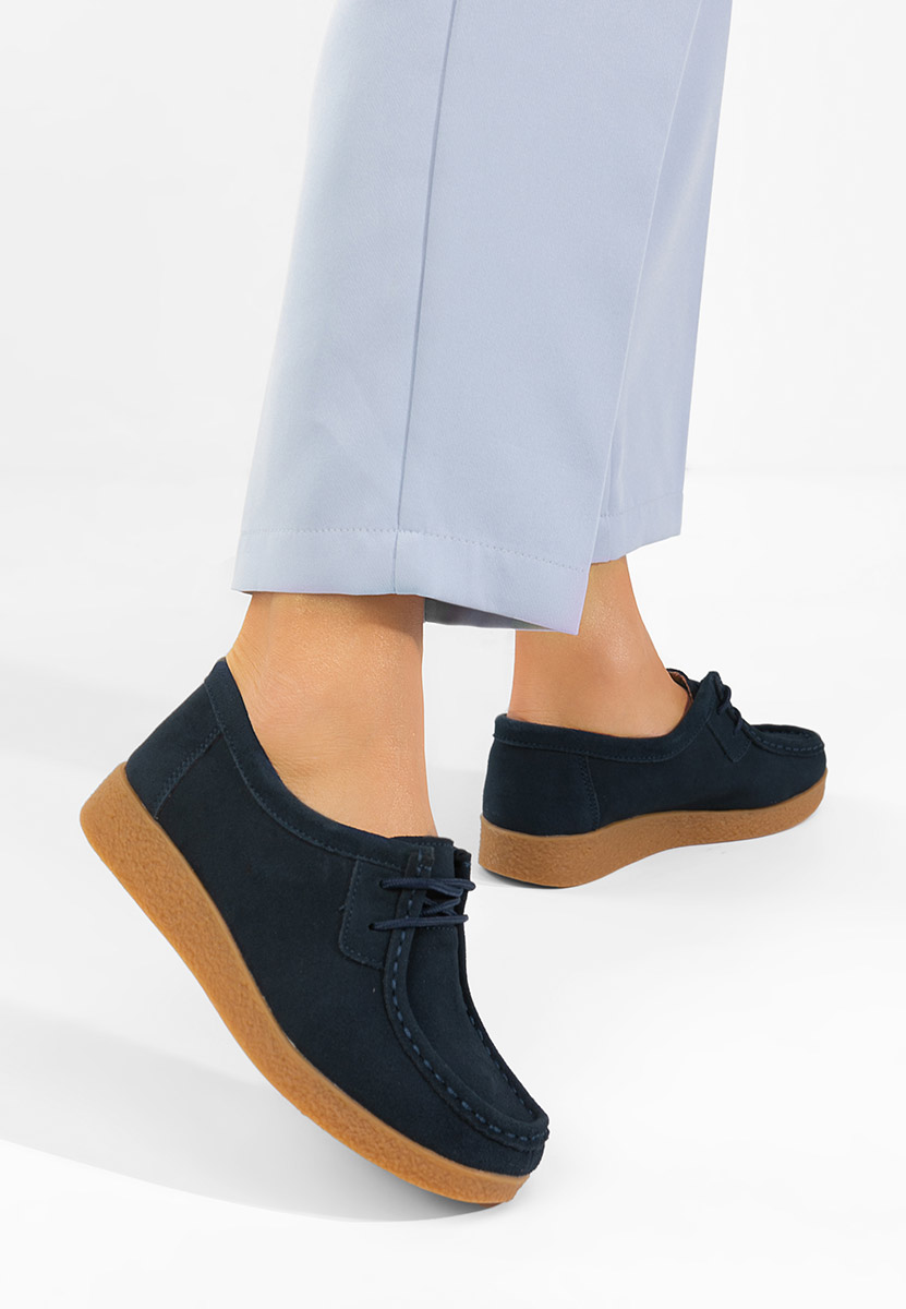 Mocassini da donna Afinia V2 blu marine