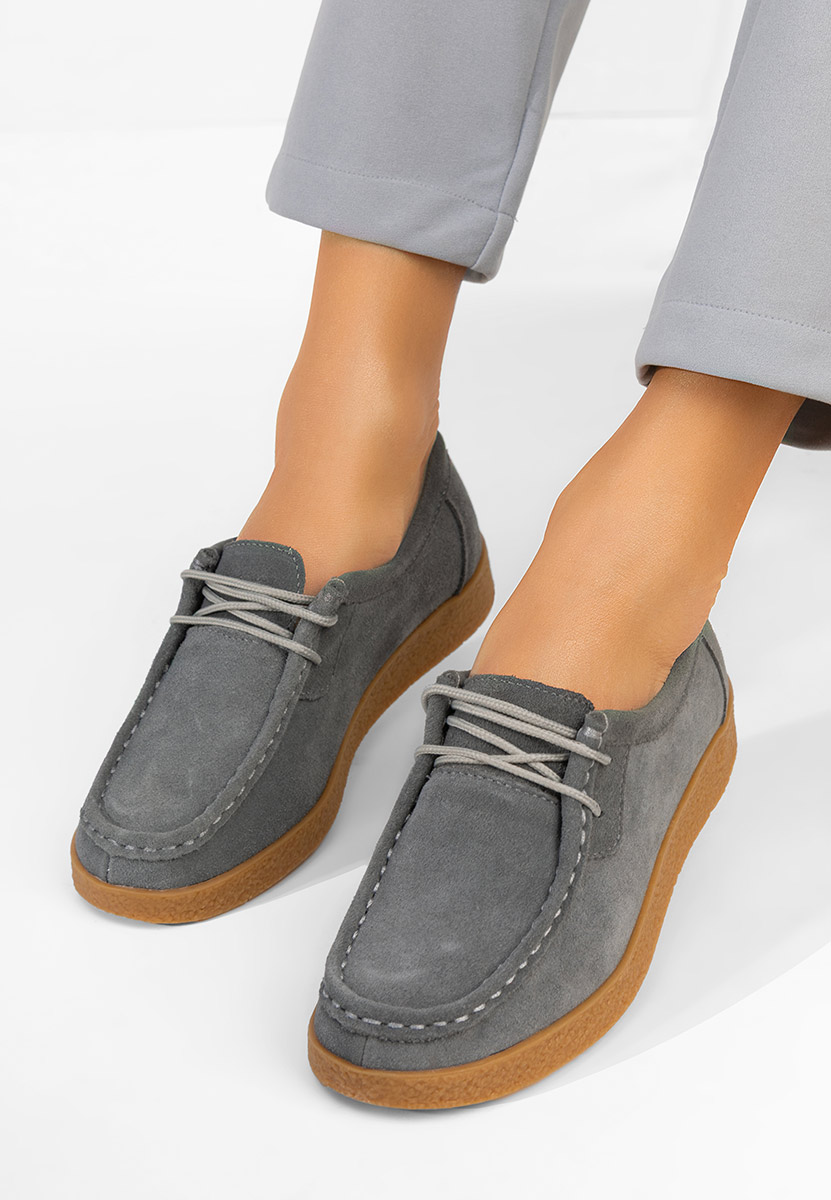 Mocassini da donna Afinia V2 grigio