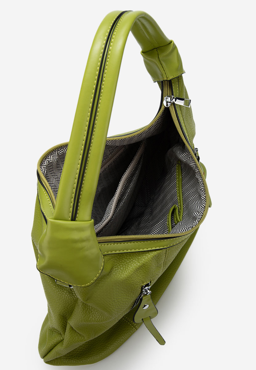 Borsa a mano Aikena verde