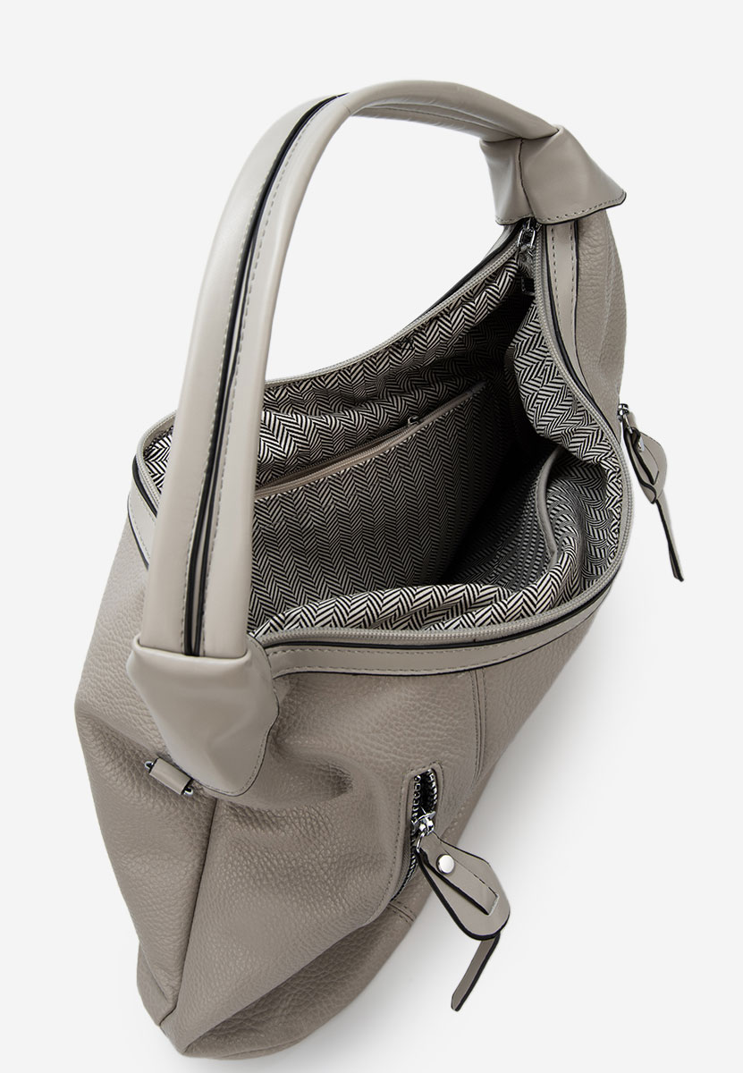 Borsa a mano Aikena grigio