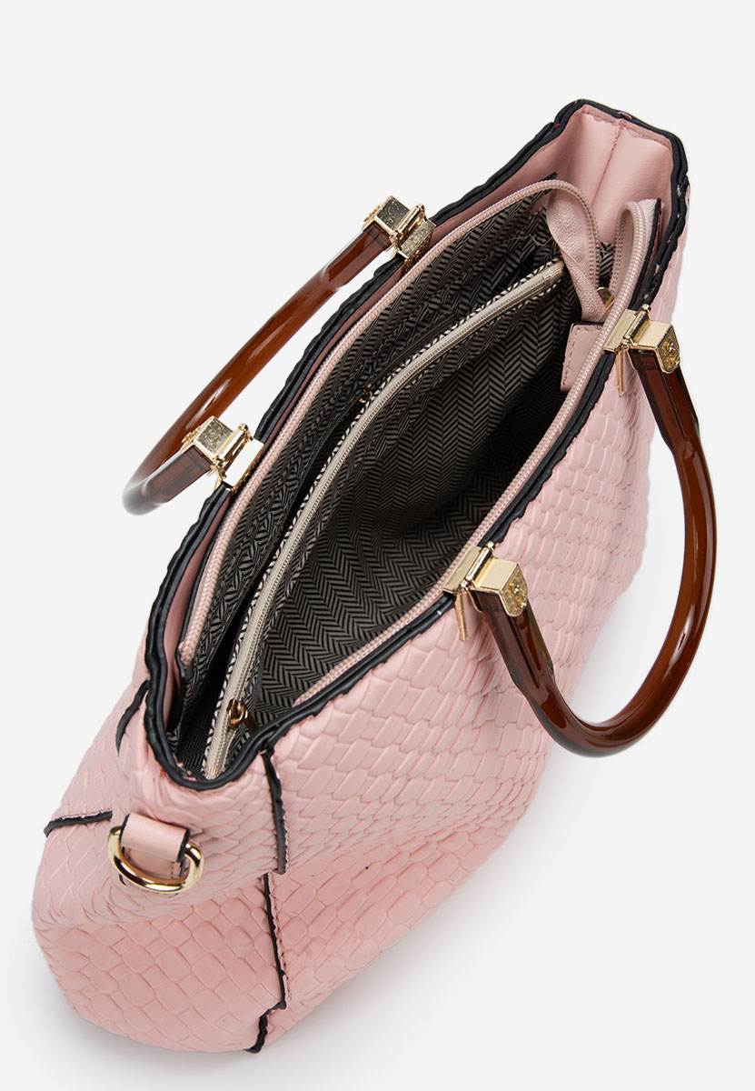 Borsa a mano Louisana rosa