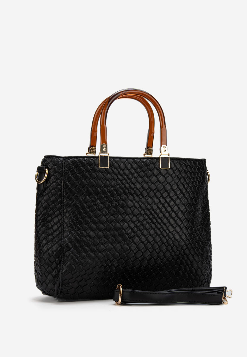 Borsa a mano Louisana nera