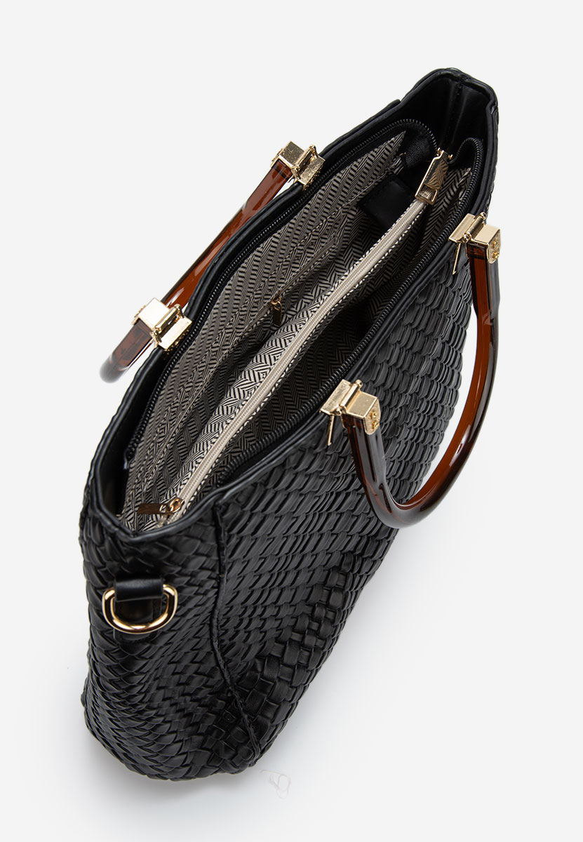 Borsa a mano Louisana nera