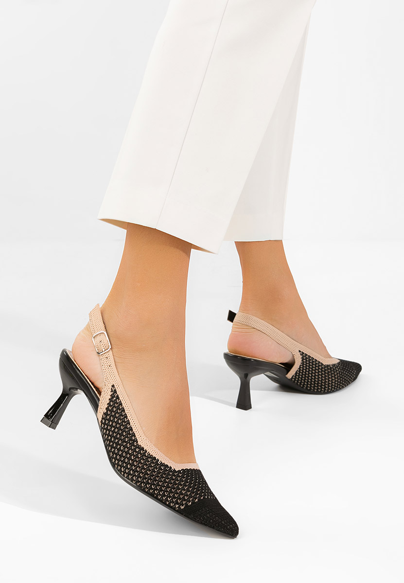 Décolleté Slingback Rabiella nero
