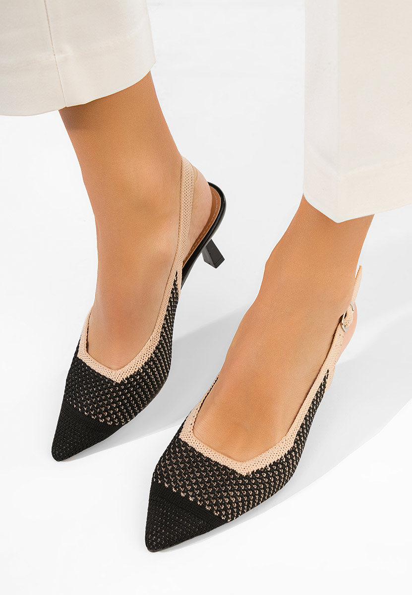 Décolleté Slingback Rabiella nero