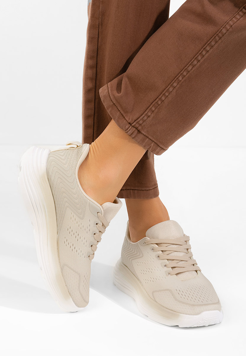 Sneakers donna Emetia beige