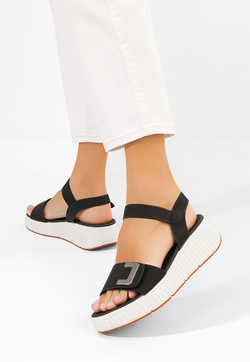 Sandali platform Cistela nero