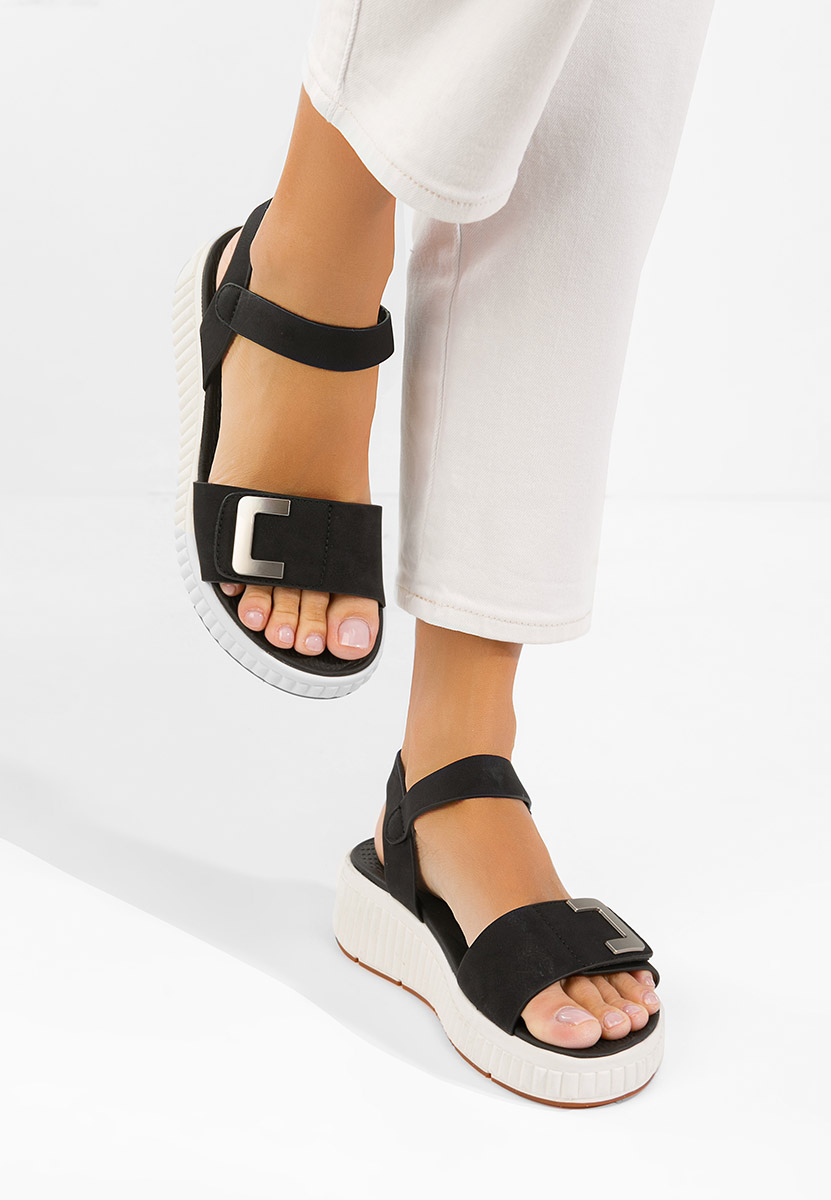 Sandali platform Cistela nero