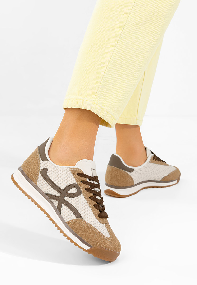 Sneakers donna Ferrelia cachi