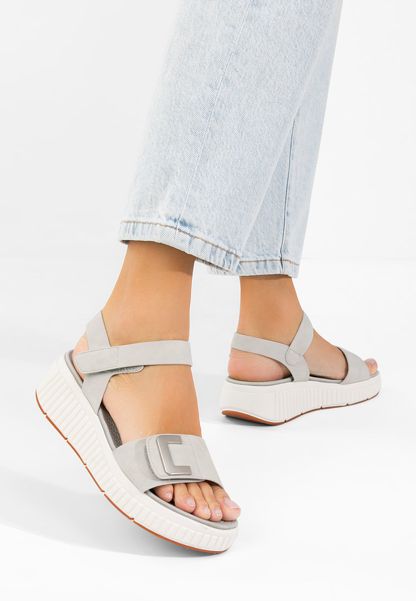 Sandali platform Cistela grigio