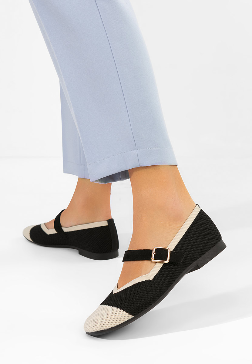 Ballerine con cinturino Casanda nero