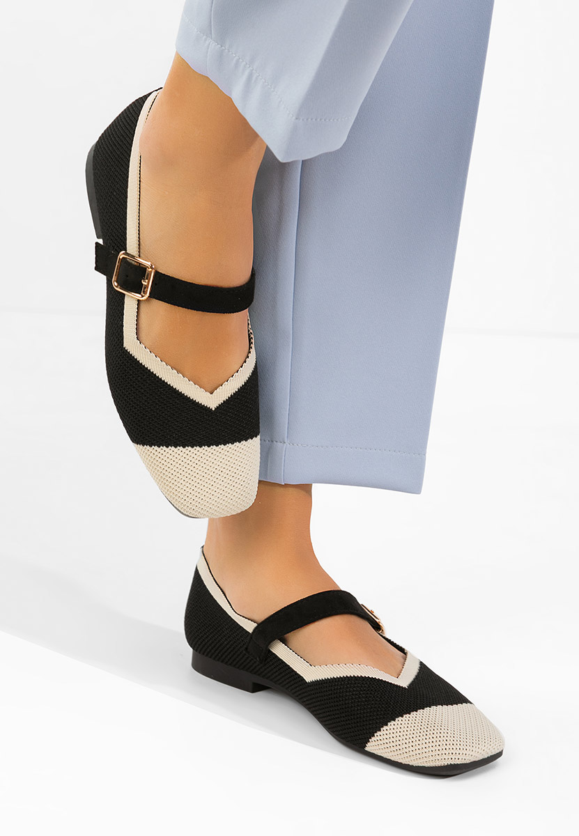 Ballerine con cinturino Casanda nero