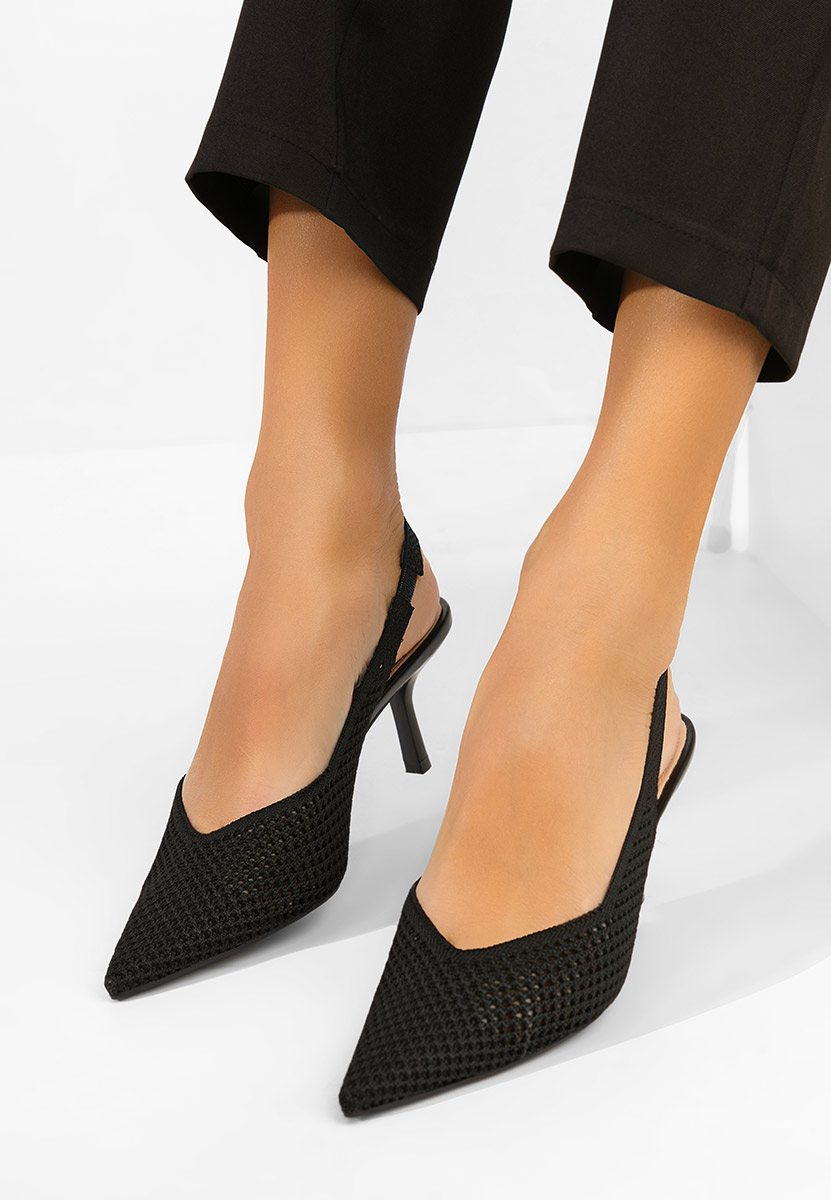 Décolleté Slingback Maldivia nero