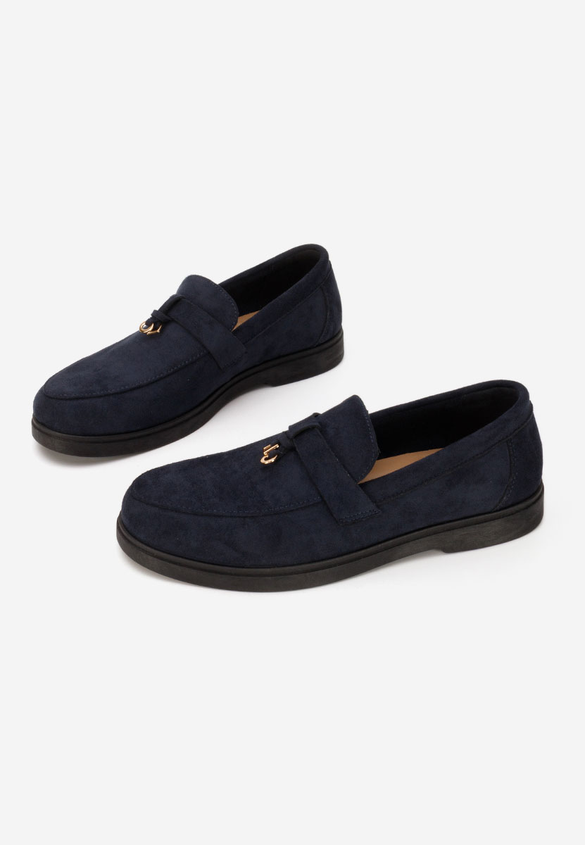 Mocassini da uomo Vidor blu marine