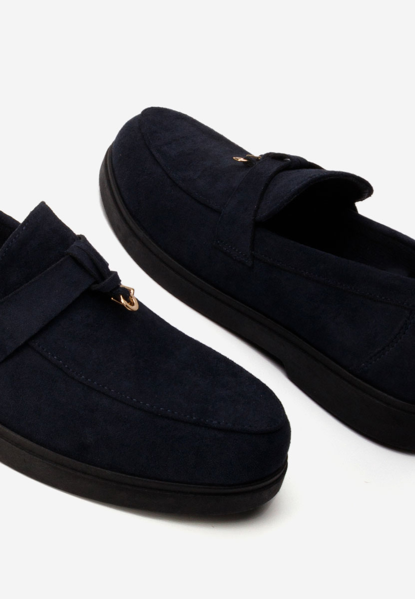Mocassini da uomo Vidor blu marine