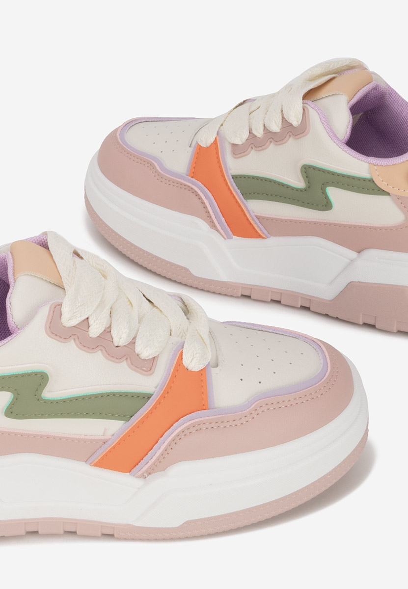 Sneakers con plateau Atanasia rosa