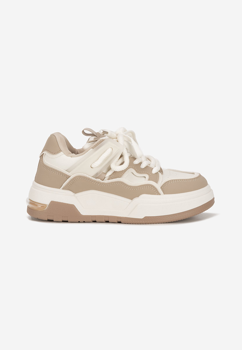 Sneakers con plateau Cinzela cachi