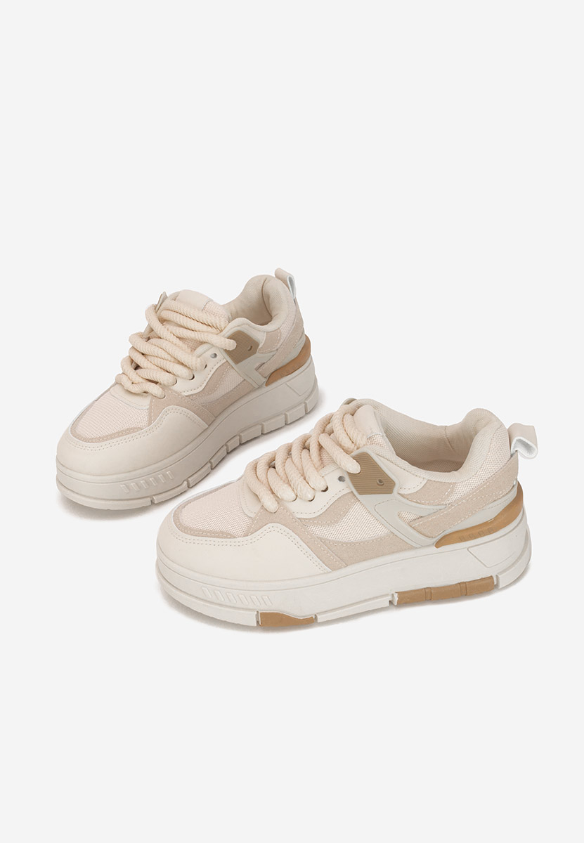 Sneakers con plateau Rosallia beige