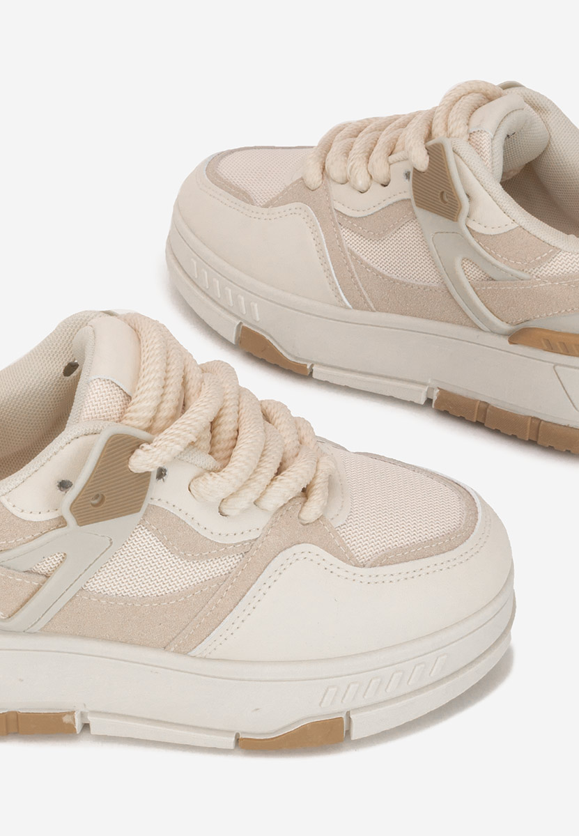 Sneakers con plateau Rosallia beige