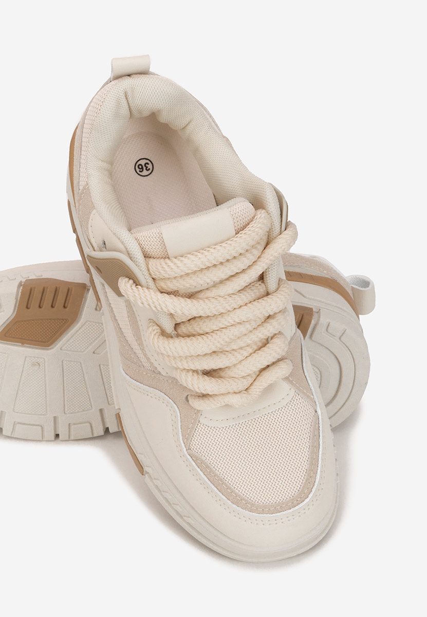 Sneakers con plateau Rosallia beige