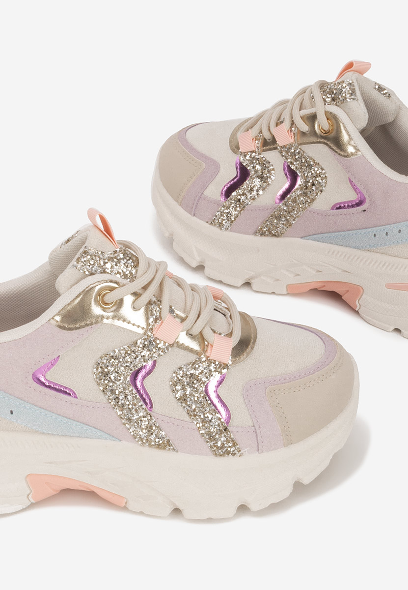 Sneakers con plateau Odinea colorate