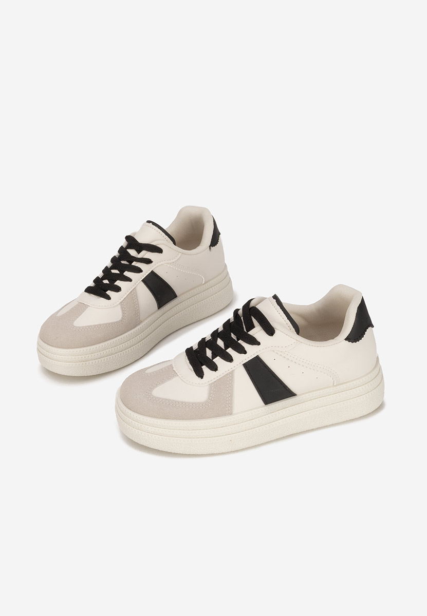 Sneakers con plateau Serinia V4 bianchi