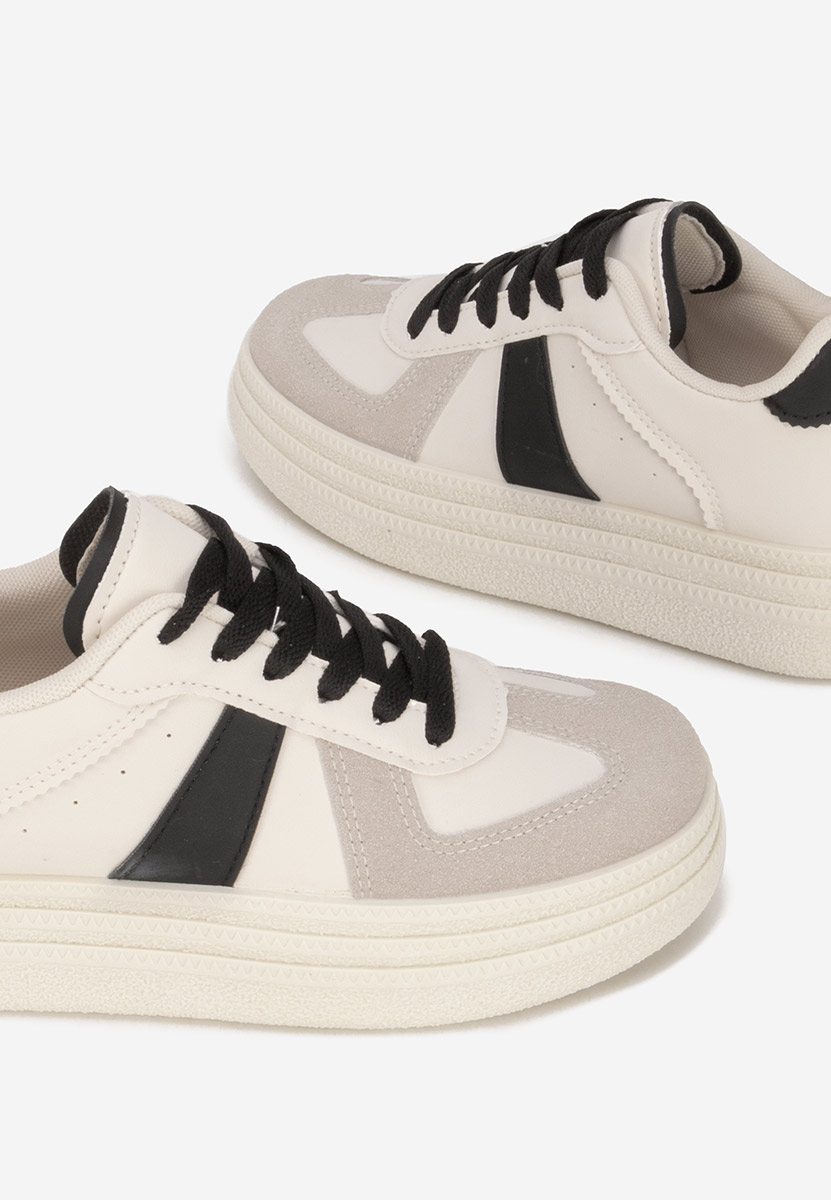 Sneakers con plateau Serinia V4 bianchi
