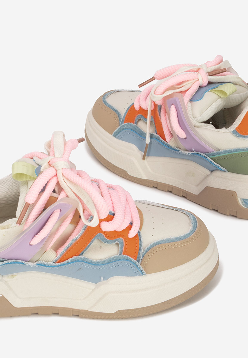 Sneakers con plateau Cinzela colorate