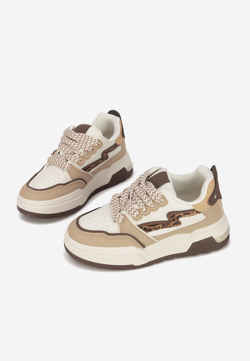 Sneakers con plateau Atanasia V2 beige