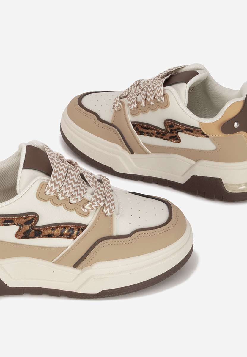 Sneakers con plateau Atanasia V2 beige