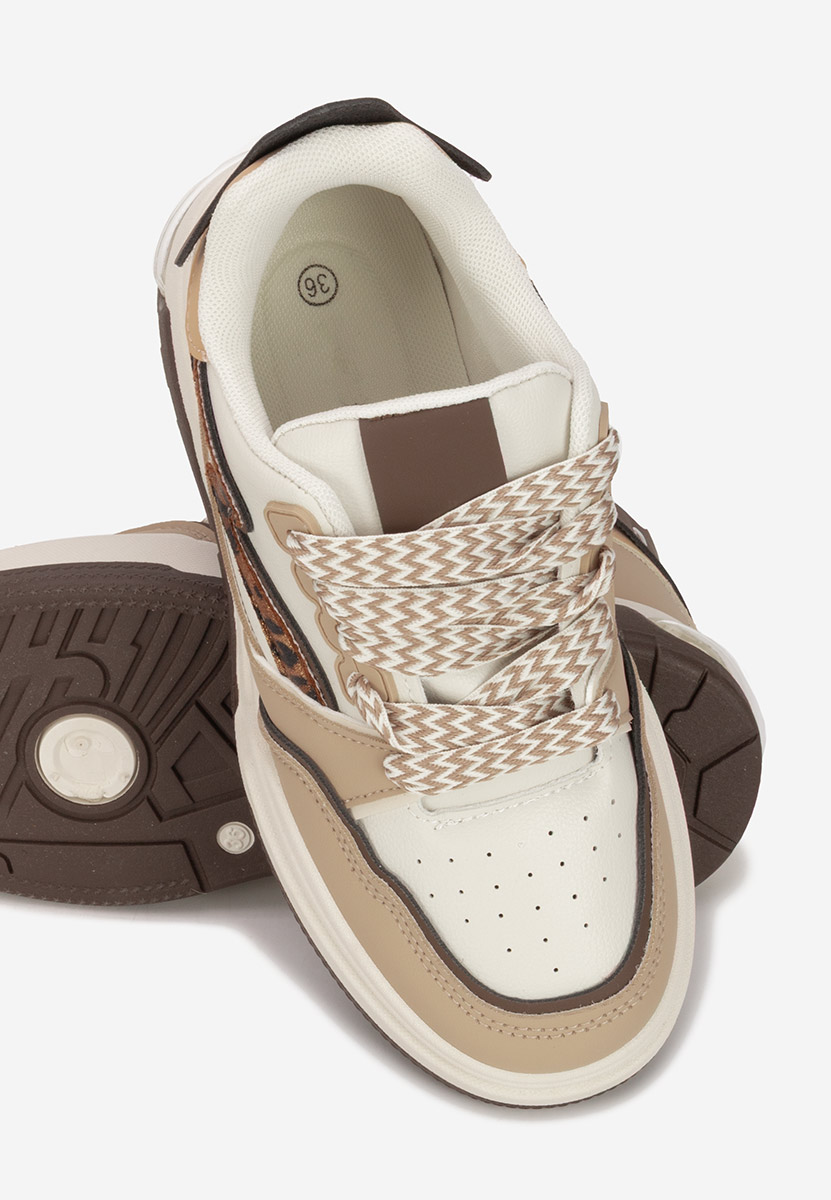Sneakers con plateau Atanasia V2 beige