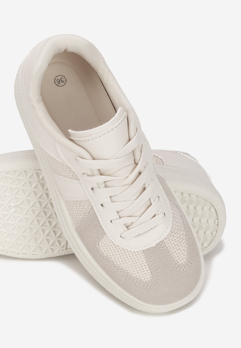 Sneakers con plateau Serinia beige