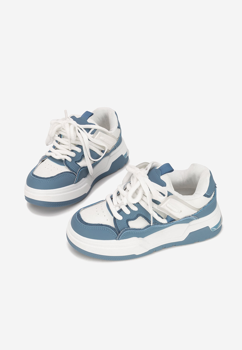 Sneakers con plateau Cinzela blu