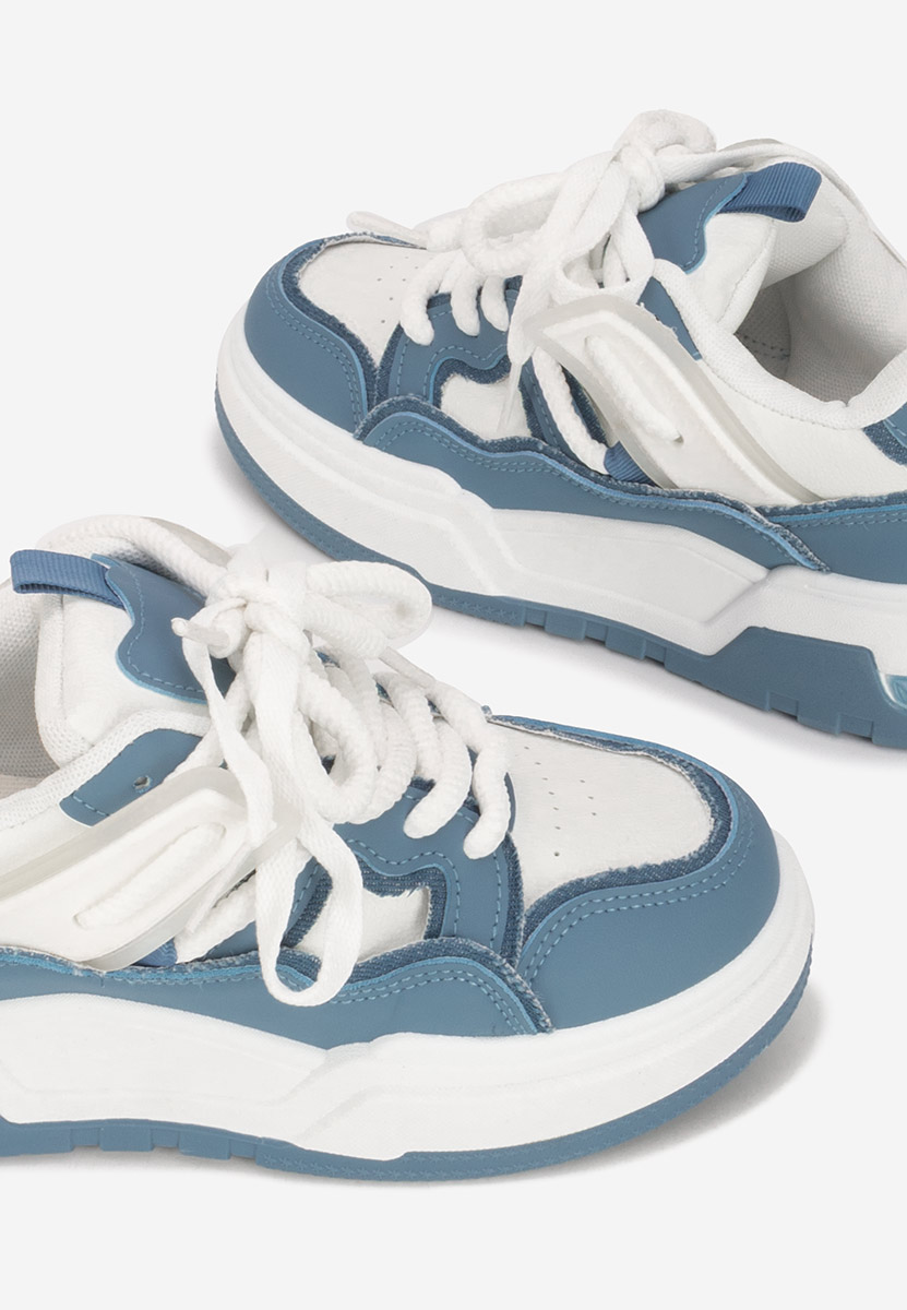 Sneakers con plateau Cinzela blu