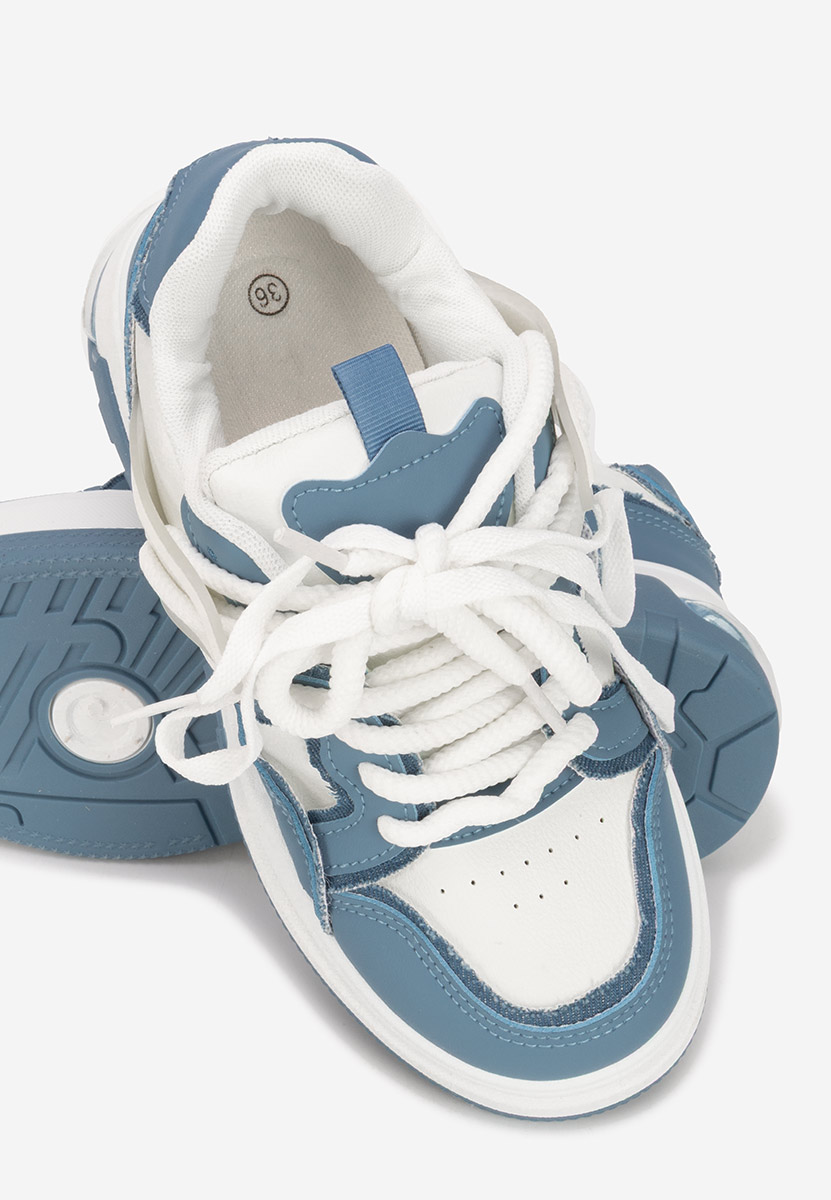 Sneakers con plateau Cinzela blu