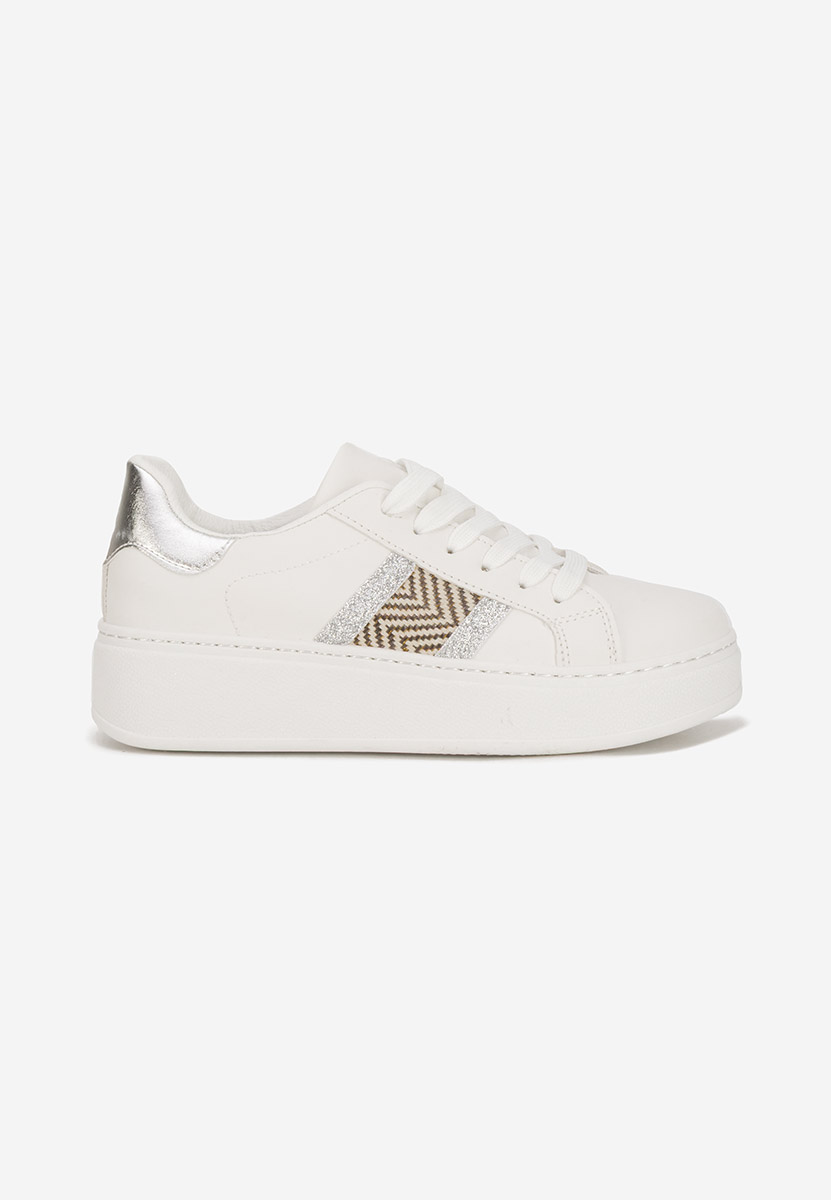 Sneakers con plateau Atenia V3 bianchi