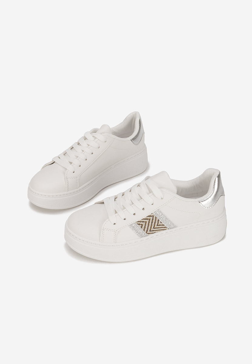 Sneakers con plateau Atenia V3 bianchi