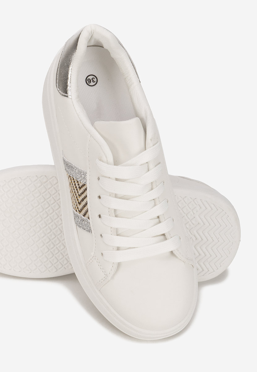 Sneakers con plateau Atenia V3 bianchi