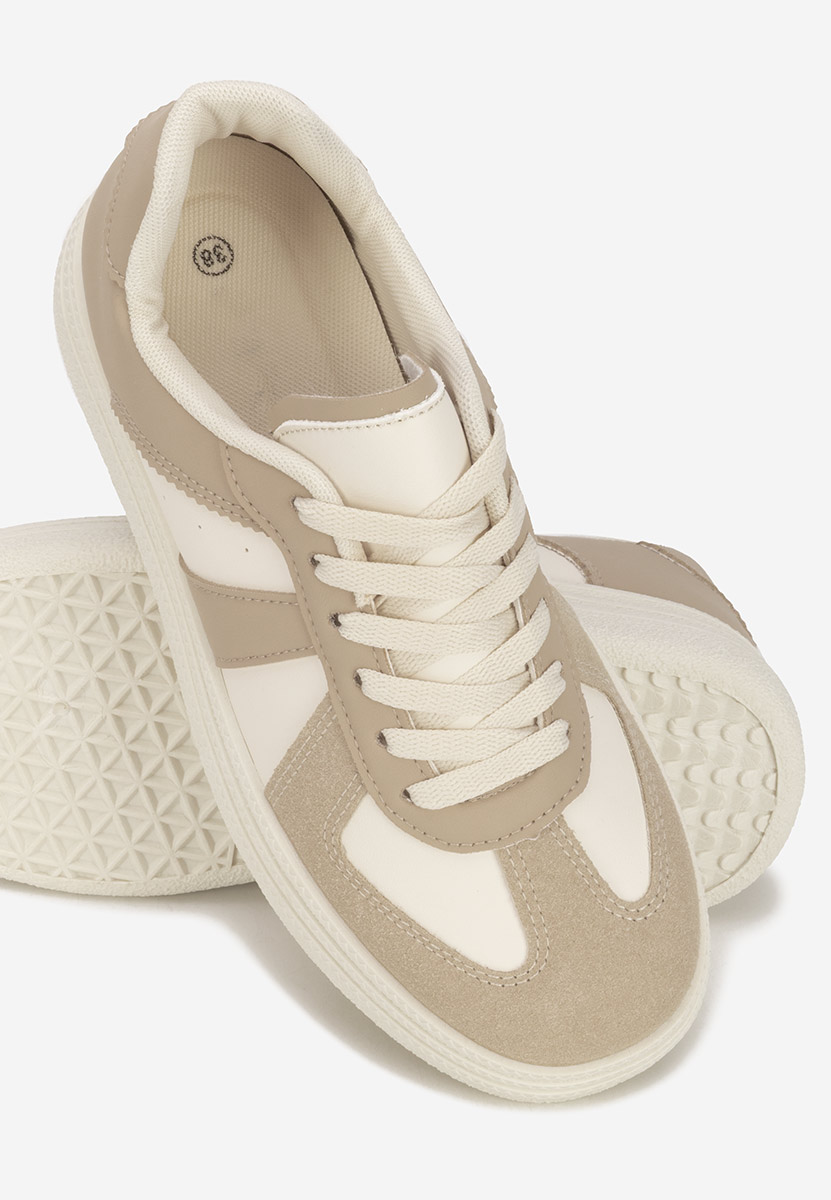 Sneakers con plateau Serinia cachi